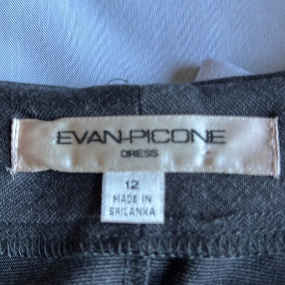 Evan Picone Gray Dress Vintage - Picture 11 of 12